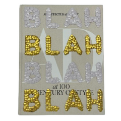 Architectural Digest: Blah Blah Blah, Gold/White