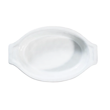 Puro 16" Oval Baker - Whitewash