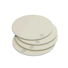 Octogone Coaster, Ivory, Set of 4