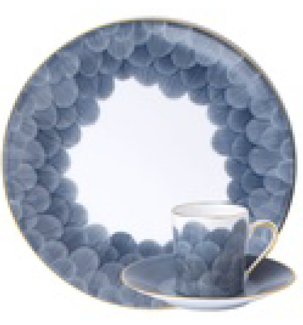 Cercle d'Ecailles Dessert Plate