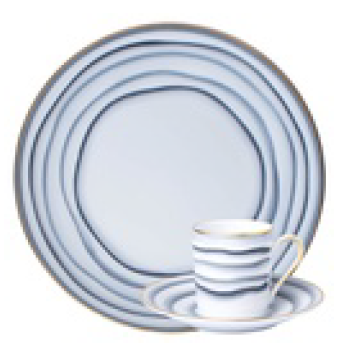 Ondes Dessert Plate
