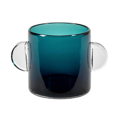 Wind & Fire Vase, Dark Blue