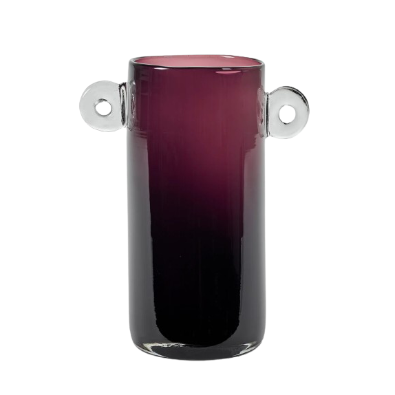 Wind & Fire Vase, Aubergine