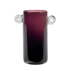 Wind & Fire Vase, Aubergine