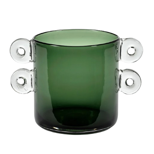 Wind & Fire Vase, Dark Green