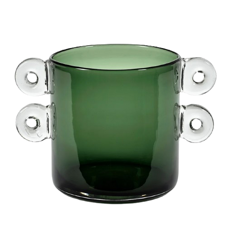 Wind & Fire Vase, Dark Green