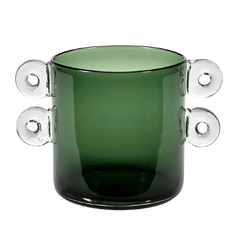 Wind & Fire Vase, Dark Green