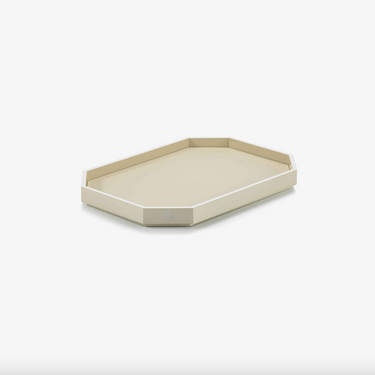 Octogone Tray, Ivory