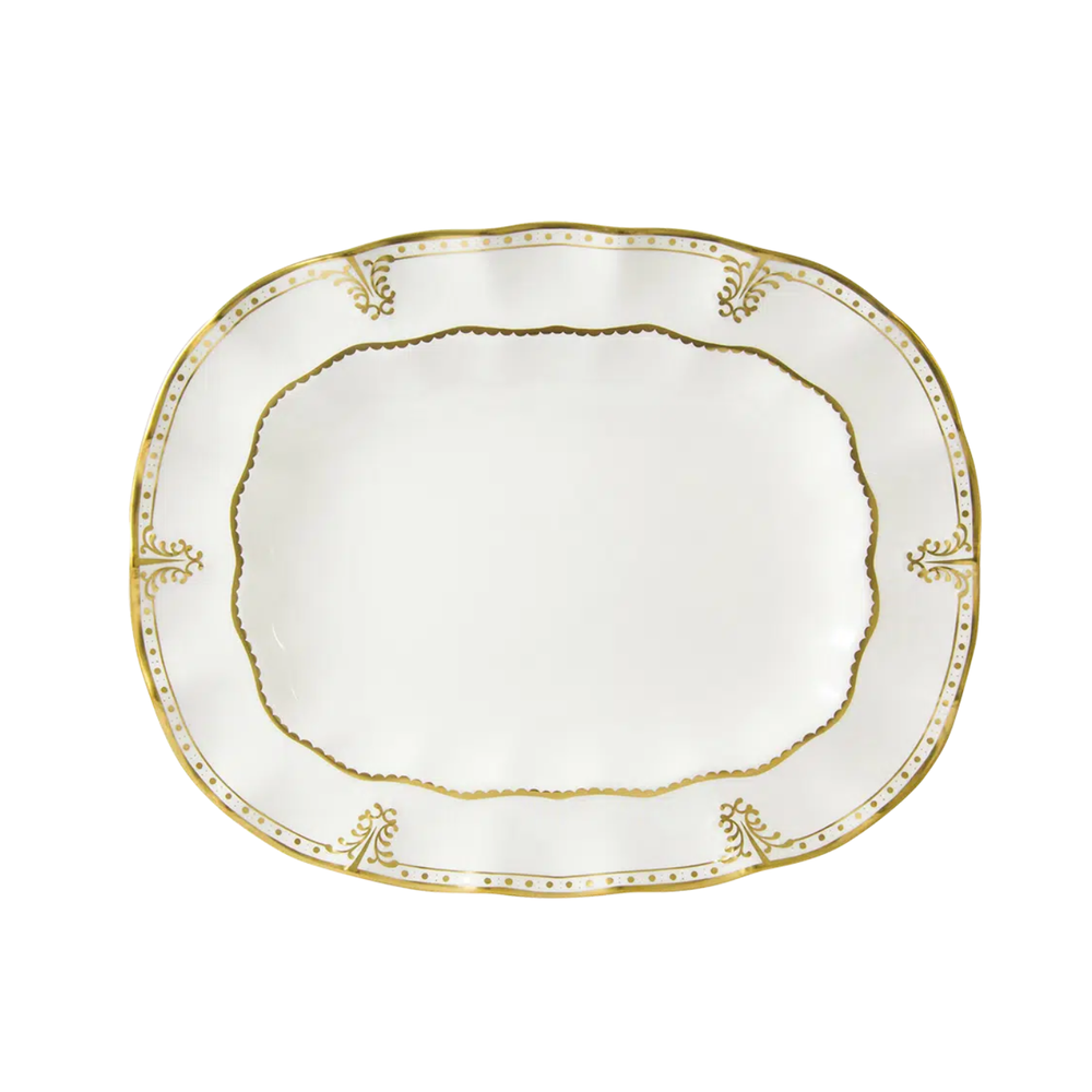 Elizabeth Gold Oval Dish, Medium