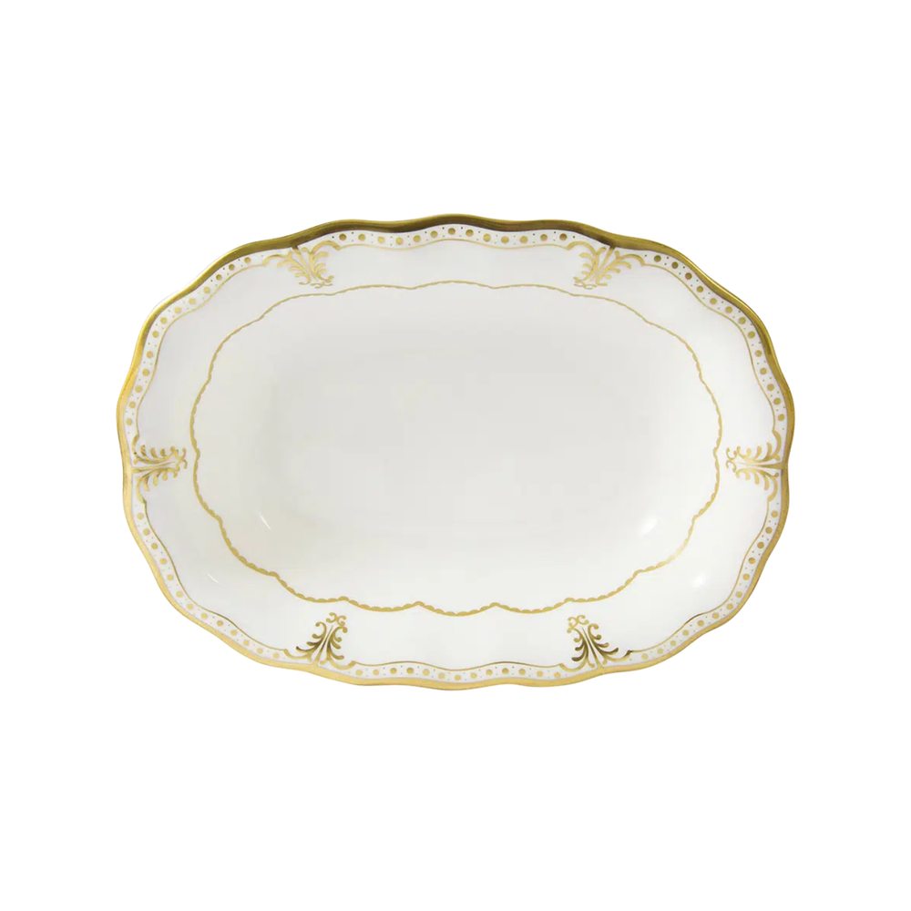 Elizabeth Gold Open Vegetable Dish