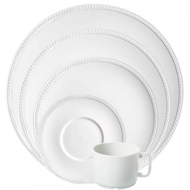 Soie Tressée Dinnerware, White