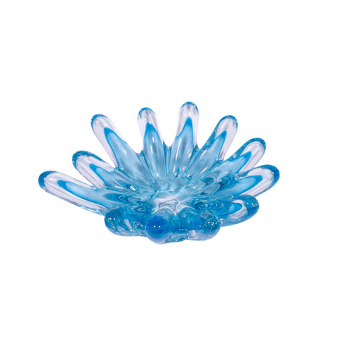 Sunburst Dish, Aqua