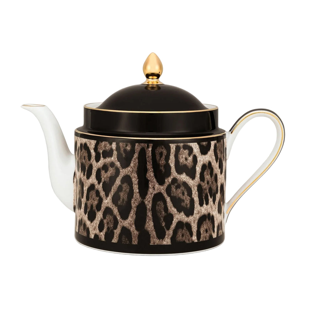 Leopardo Porcelain Teapot