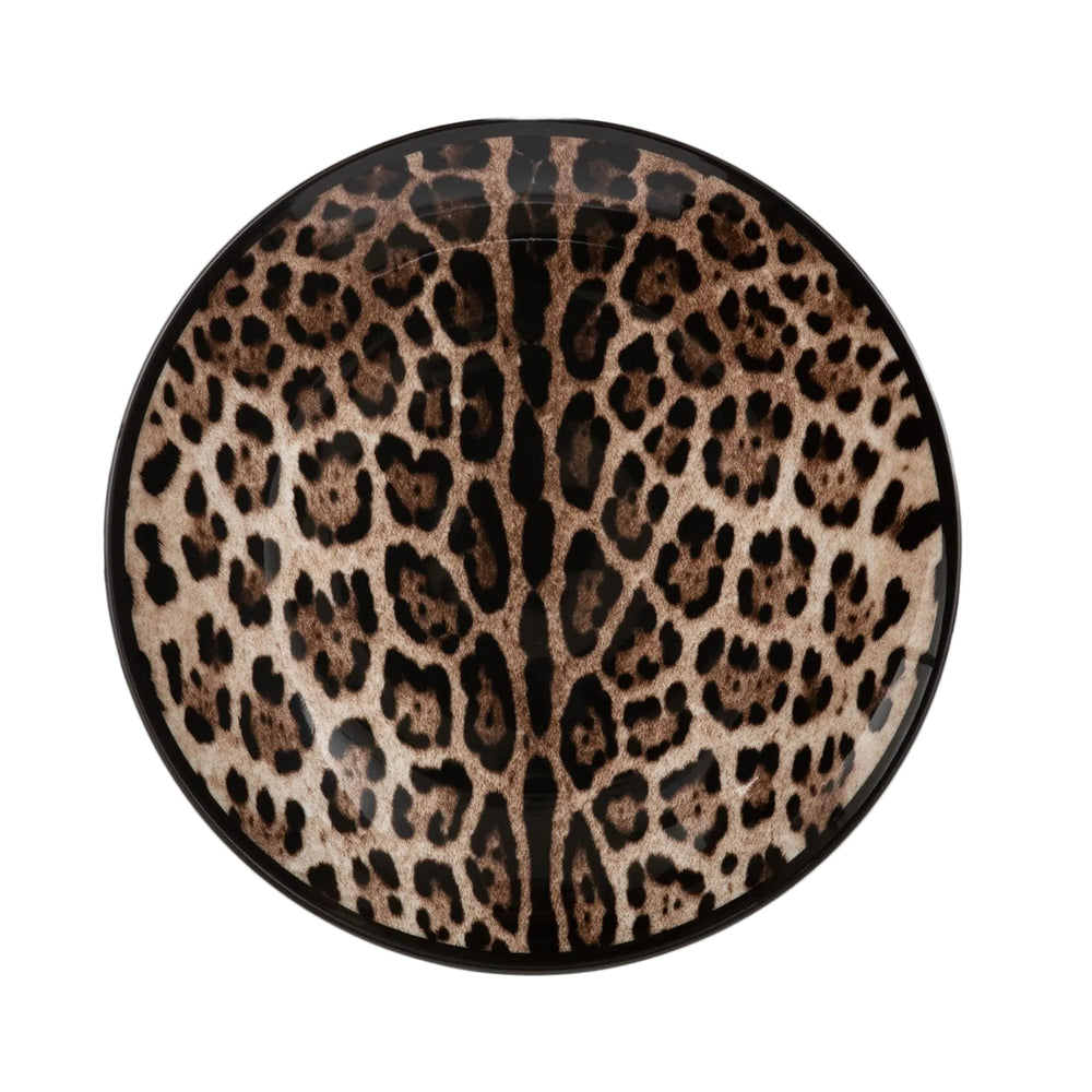 Leopardo Porcelain Dinner Plates, Set of 2