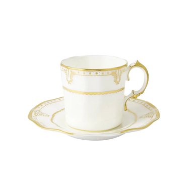 Elizabeth Gold Coffee Cup & Saucer