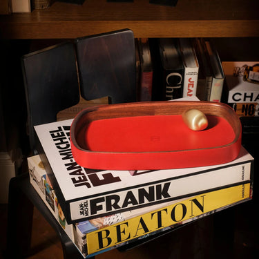 Pebble Accessory Tray, Red