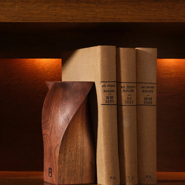 Twist Bookend, Wood