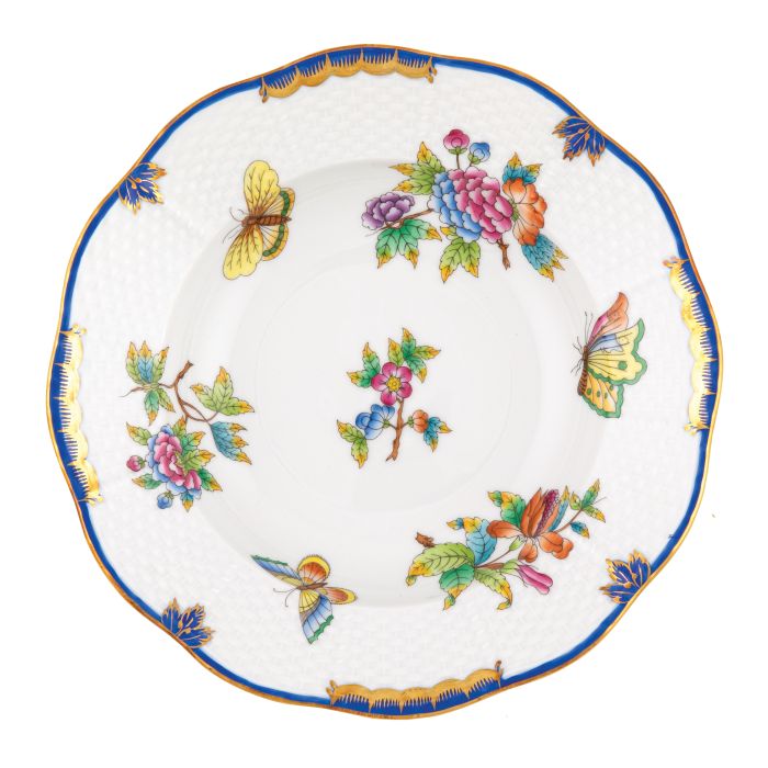 Queen Victoria Rim Soup Plate