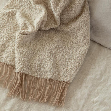 Claro Throw, Ivory