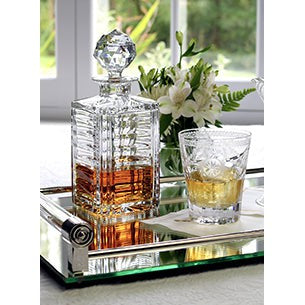 Coco Mirrored Bar Tray, Large