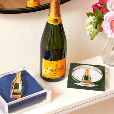 Cocktail Napkin Holder, Bubbly