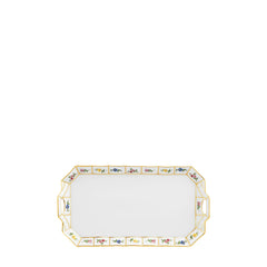 Grecque Mille Fleurs Tray for Creamer & Sugar