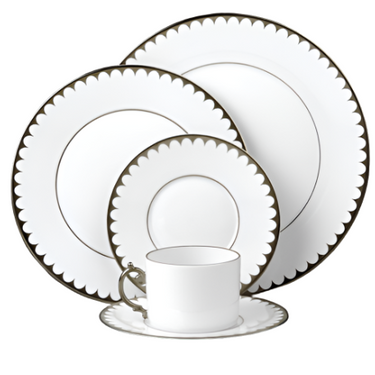 Aegean Filet Dinnerware, Platinum