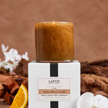 Amber Black Vanilla Candle