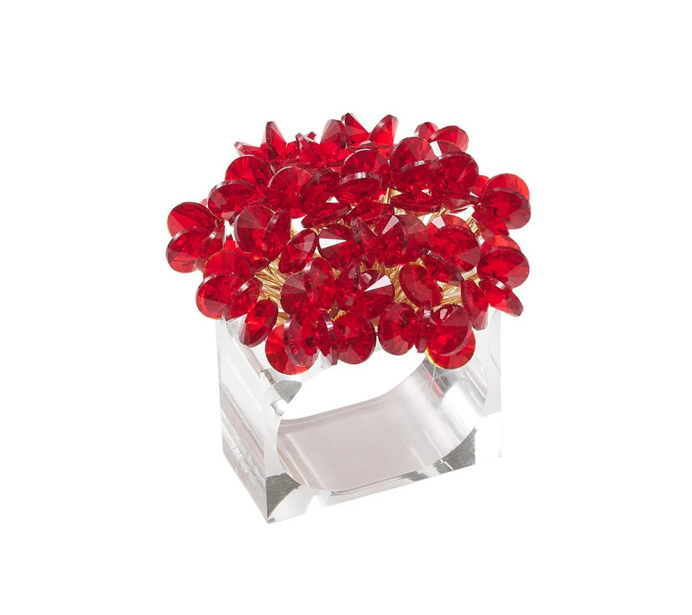 Aster Napkin Ring, Set of 4