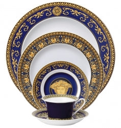 Medusa Dinner Plate, Blue