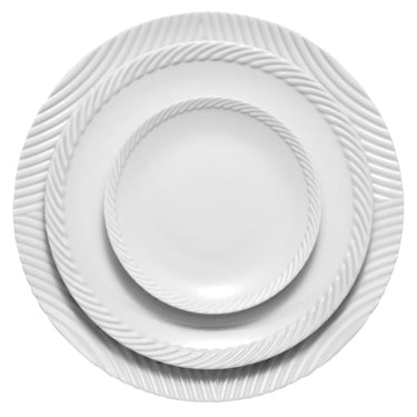 Corde Dinnerware, White