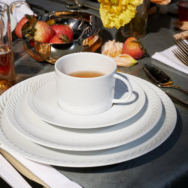 Corde Dinnerware, White