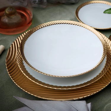 Corde Wide Rim Charger Plate