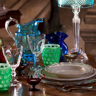 Dolce Vita Acrylic Water Glass, Set of 6, Clear