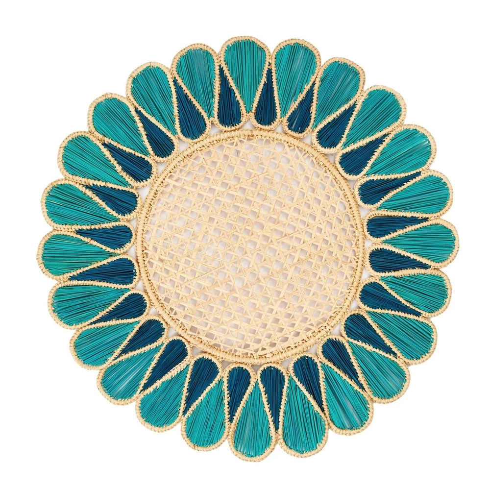 Drops Placemat, Set of 4, Aquamarine