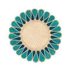 Drops Placemat, Set of 4, Aquamarine