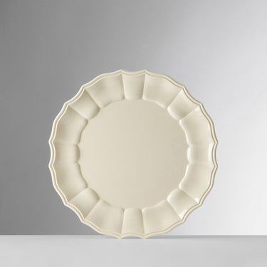 Eva Dinner Plate, Set of 6, Ivory