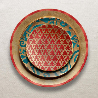 Fortuny Murillo Canape Plates, Set of 4
