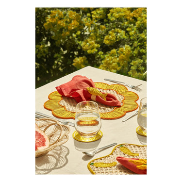 Breezy Placemat, Set of 4, Yellow