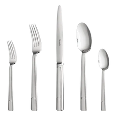 Hudson Stainless Steel Five Piece Place Setting