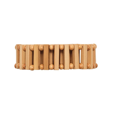Spoke Napkin Ring in Natural, Set of 4