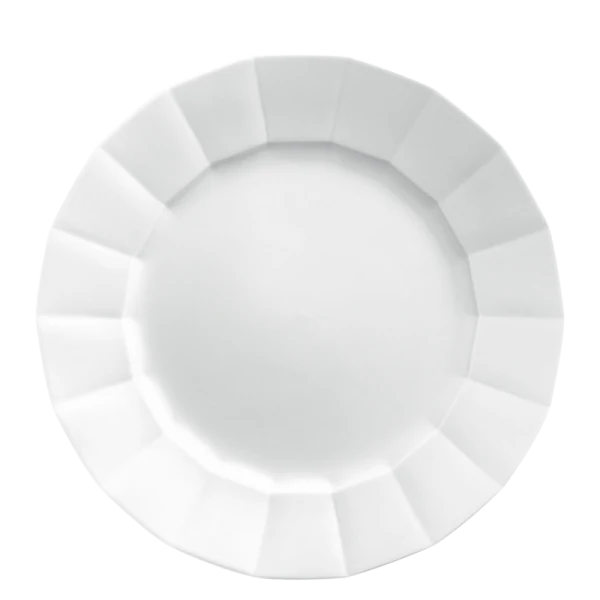 Grecque Weiss Dinner Plate