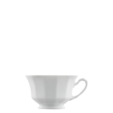 Grecque Weiss Coffee/Tea Cup & Saucer