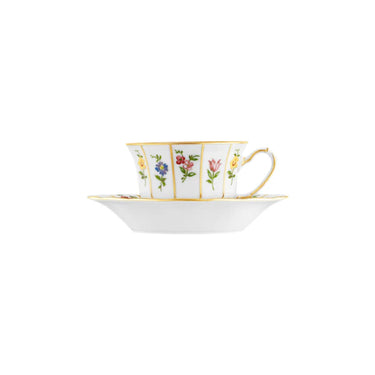 Grecque Mille Fleurs Espresso Cup & Saucer