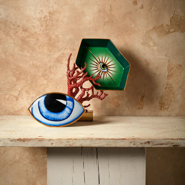 Lito Hexagon Tray, Green