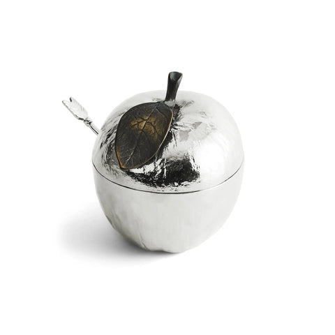 Apple Honey Pot with Spoon