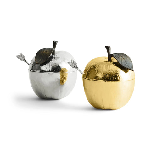 Apple Honey Pot with Spoon