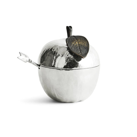 Apple Honey Pot with Spoon