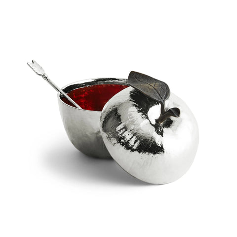 Apple Honey Pot with Spoon