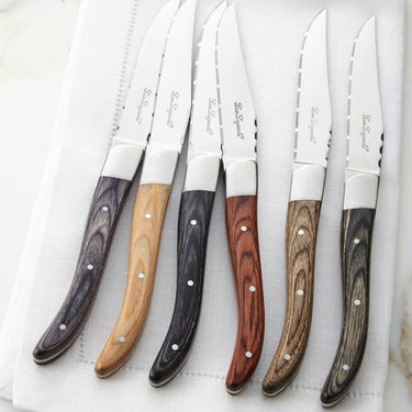 Louis Assorted Steak Knives, Set of 6